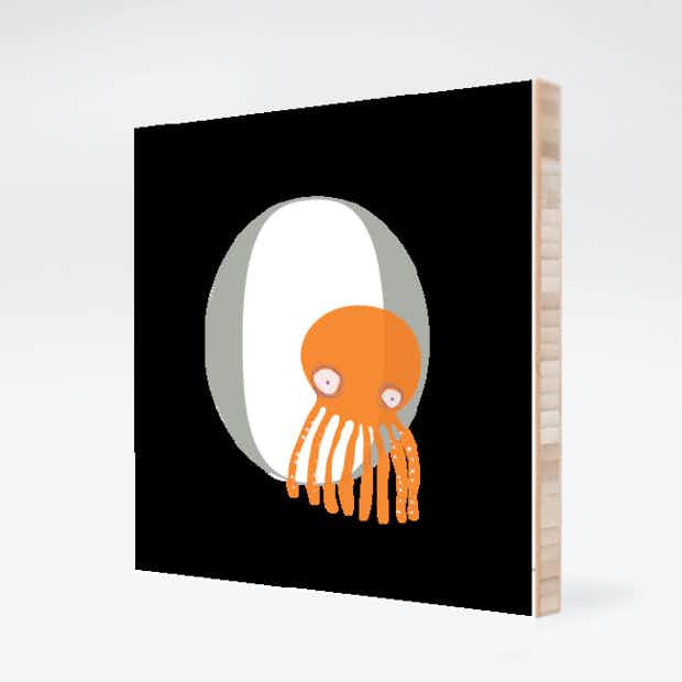 Alphabet Animals O Octopus - Front