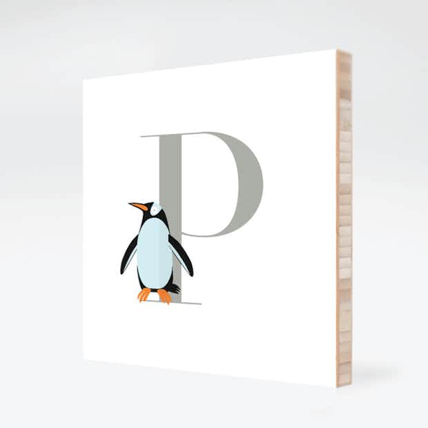 Alphabet Animals P Penguin - Front