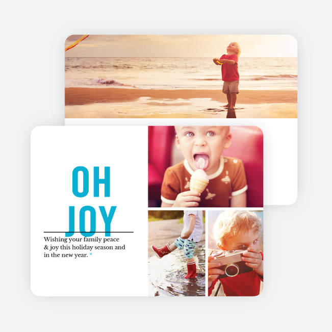 Oh Joy Holiday Card - Blue