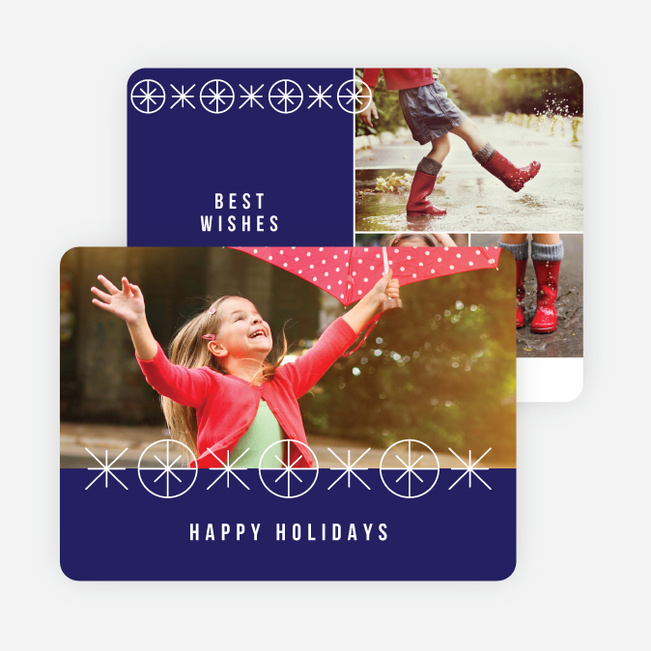 Joyful Ornaments Holiday Cards - Blue