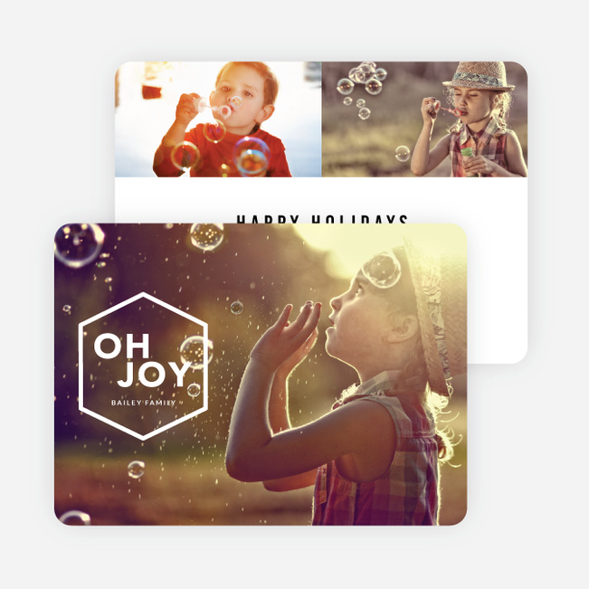 Big Joy Holiday Cards - White