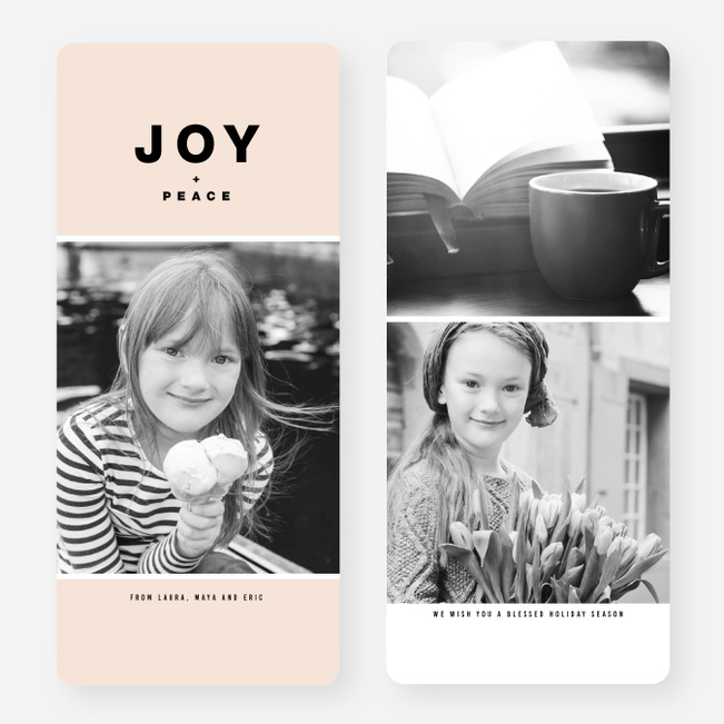Joy All Around Holiday Cards - Beige