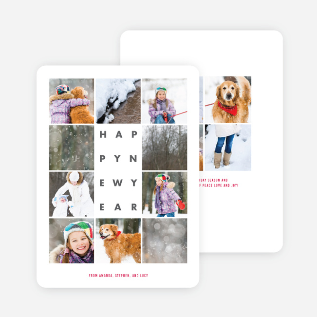 Picture This New Year Cards - Red