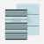 Abstract Stripes New Year’s Invitations - Arctic Blue