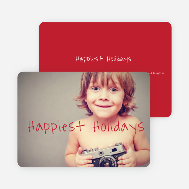 Happiest Holidays Cards 