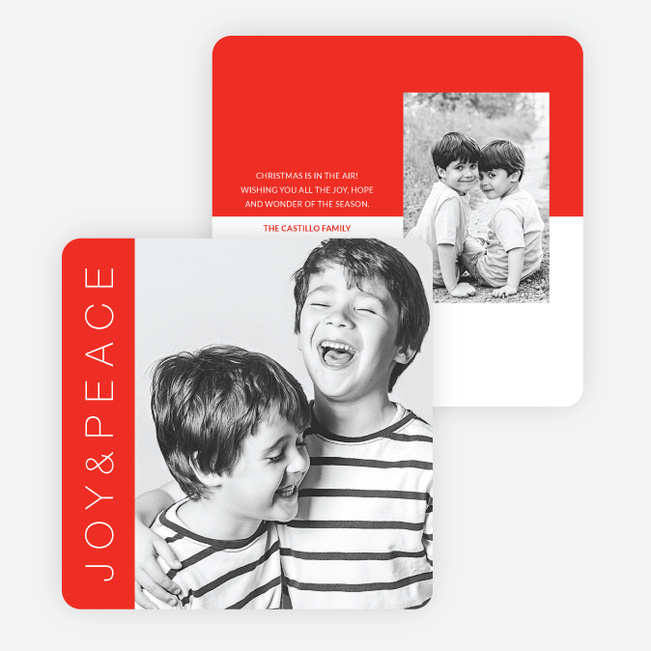 Joy & Peace Holiday Cards  Paper Culture