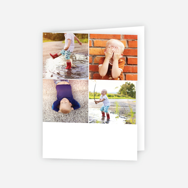 Squared Up Thank You Cards - Black