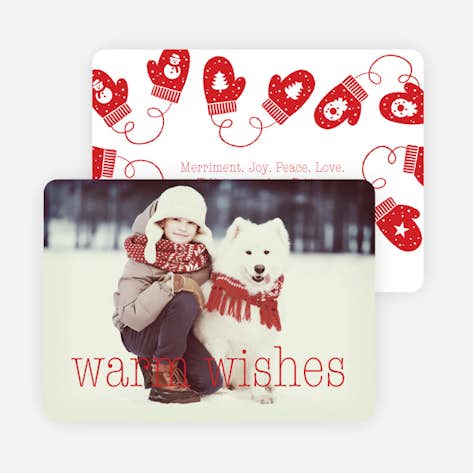 Winter Scene Multi Photo Holiday Cards