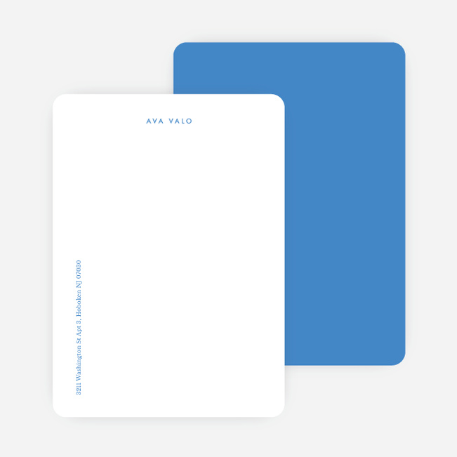 Bright & Simple Stationery - Blue