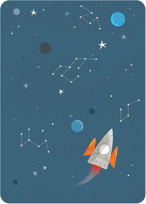 Space, Rocket ship Kids Stationery | Paper Culture