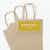 Converging Paths Wedding Gift Tags and Stickers - Yellow
