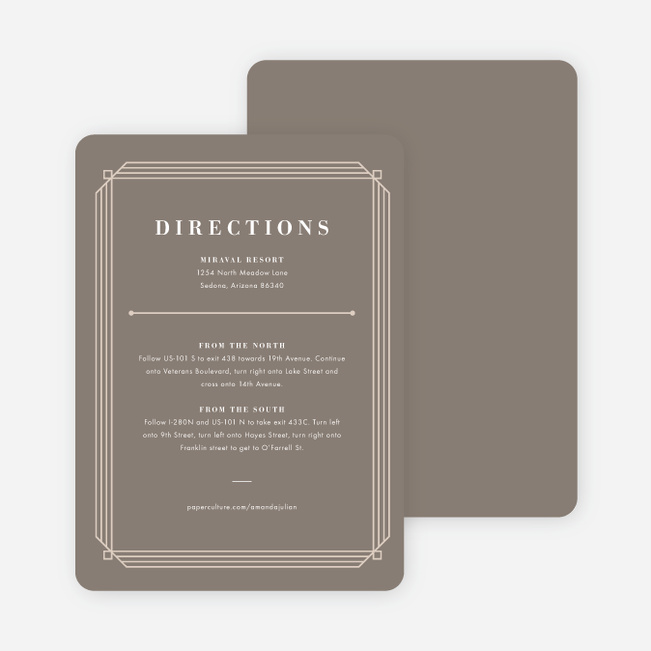 Direction Cards