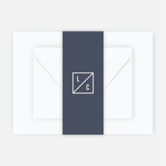 It’s a Date Wedding Belly Bands - Blue