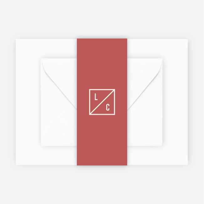 It’s a Date Wedding Belly Bands - Red