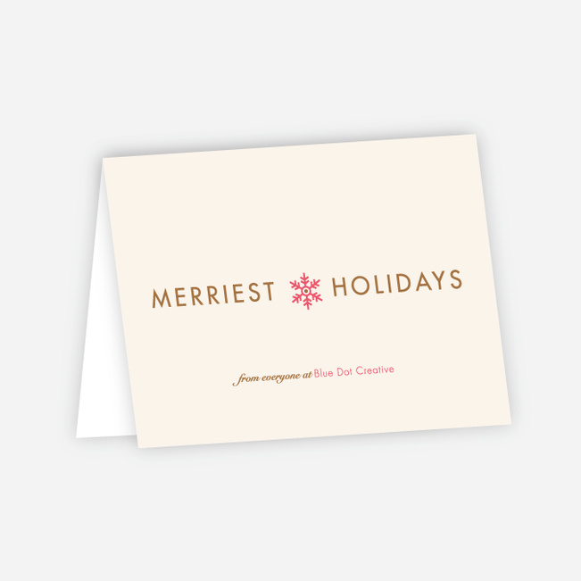 Merriest Holidays - Pink