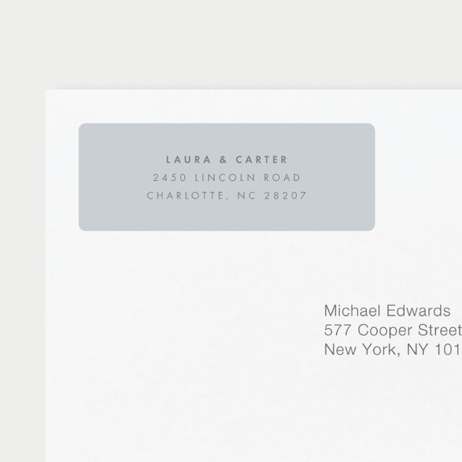 Return Address Labels | Paper Culture
