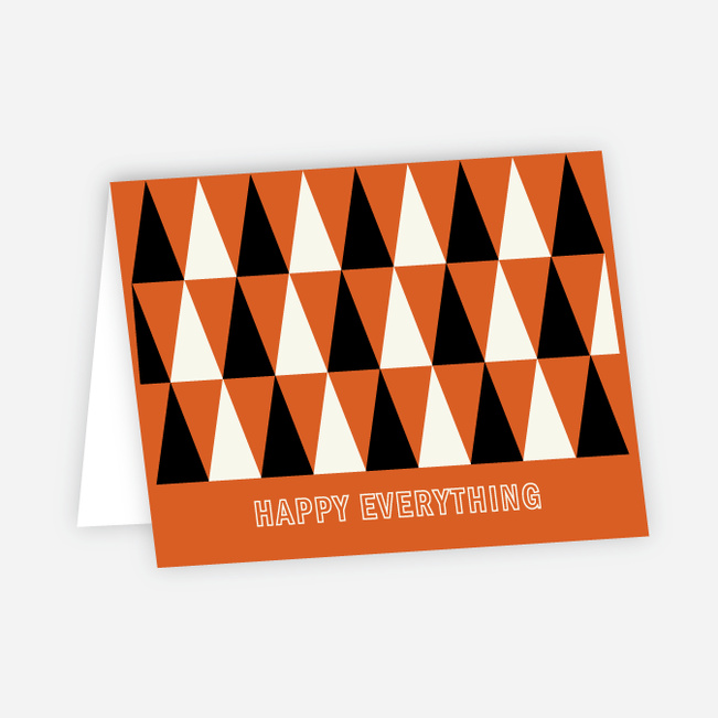 Winter Wonderland Business Holiday Cards - Orange