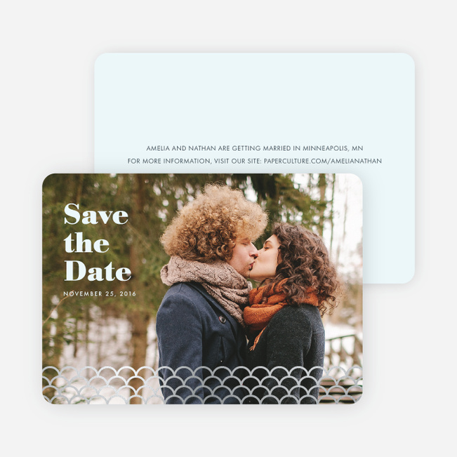 Making Waves Save the Dates - Blue