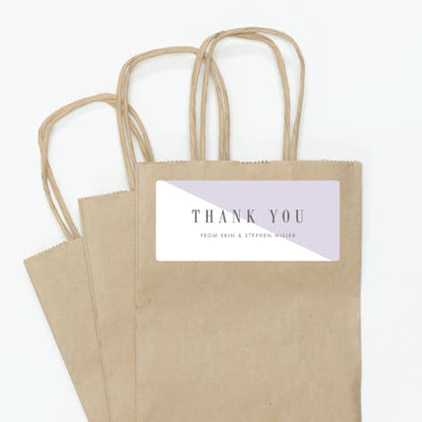 purple gift tags and stickers paper culture