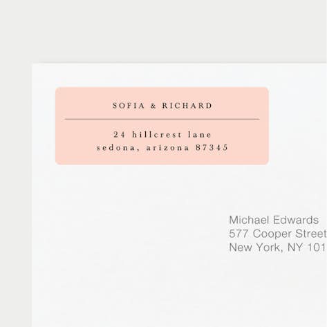 Personalized Return Address Labels with Logo Text Custom Mailing Labels  Stickers Self Adhesive for Envelopes,Wedding,Business Mailings (White &  Clear Stickers) - Yahoo Shopping