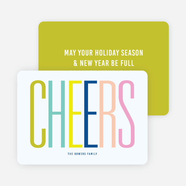 Big Cheers Holiday Cards - Multi