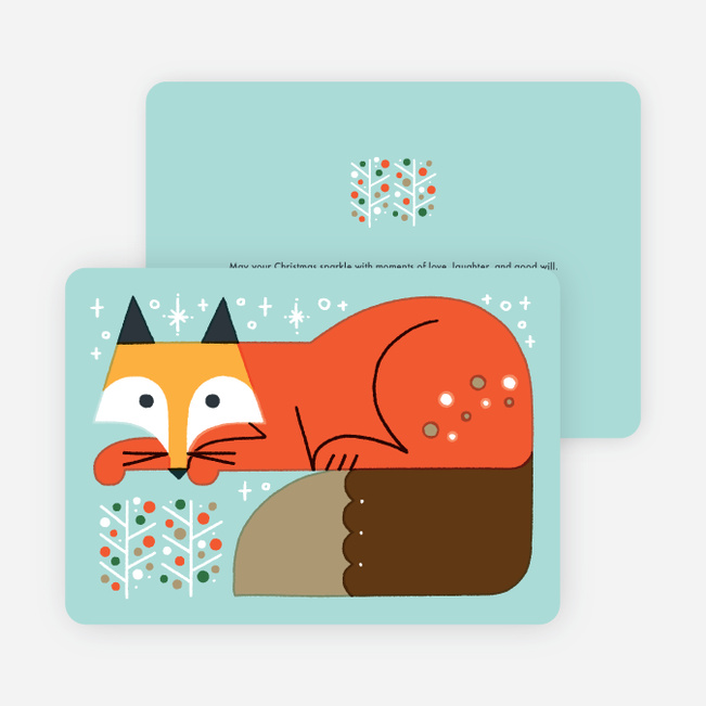 Vintage Fox Holiday Cards - Multi