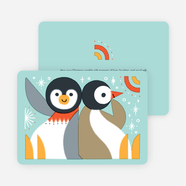 Vintage Penguin Holiday Cards - Multi