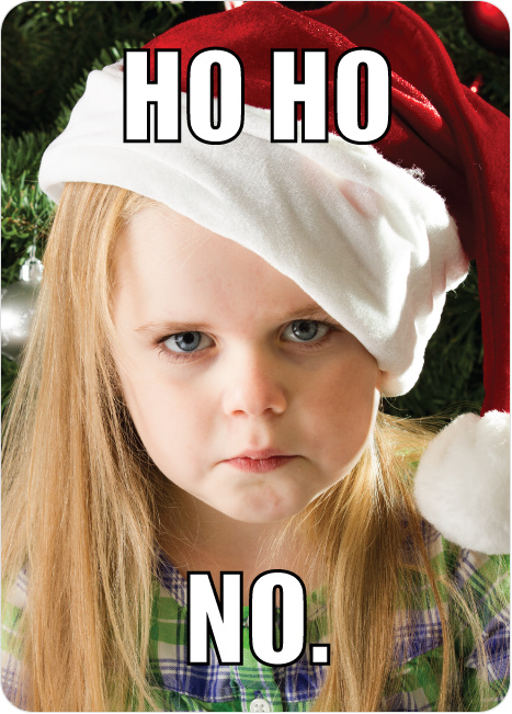 Ho Ho No Christmas Cards Paper Culture