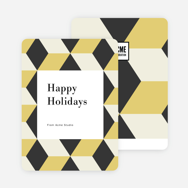 Accordion Shapes - Yellow