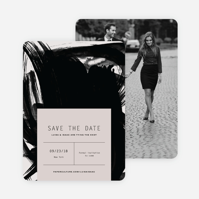 Bold Strokes Save The Dates - Gray