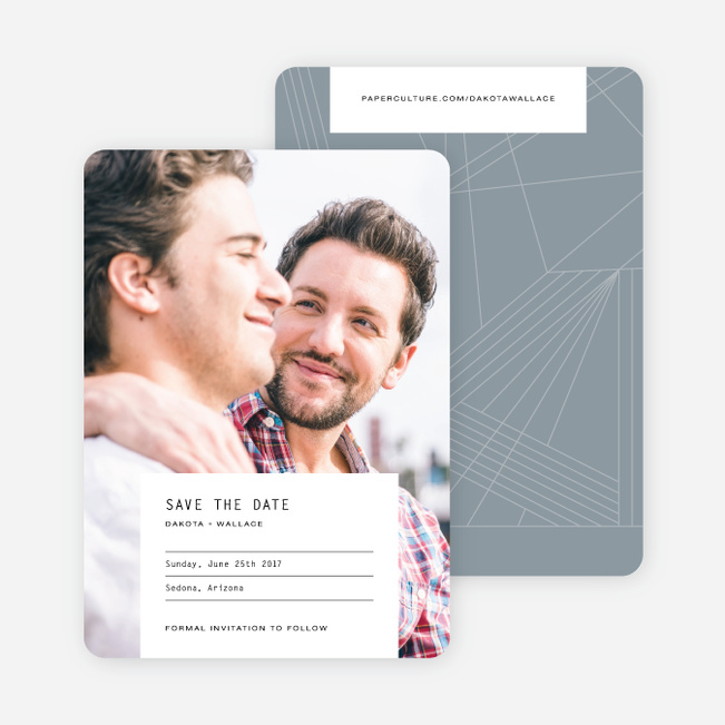 Label It Save The Dates - Blue