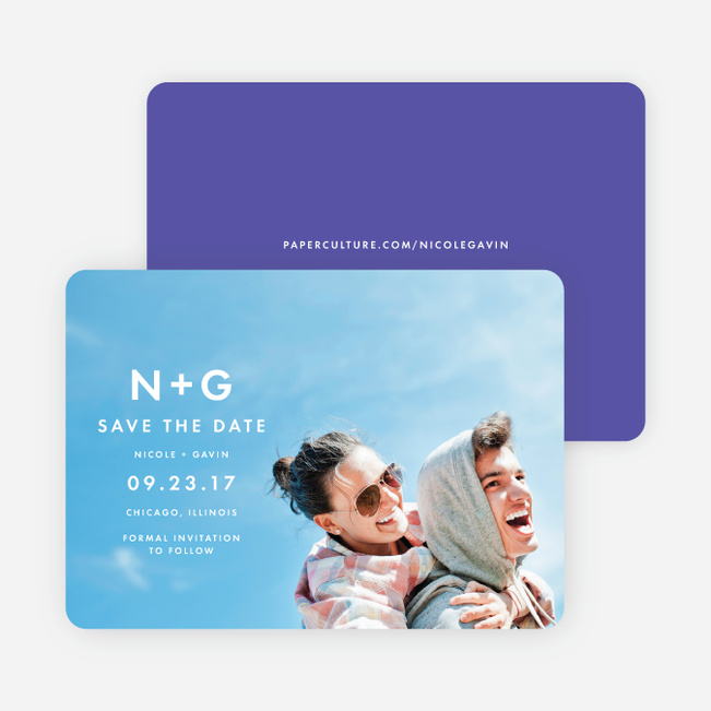 Today’s Modernist Save The Dates - Blue