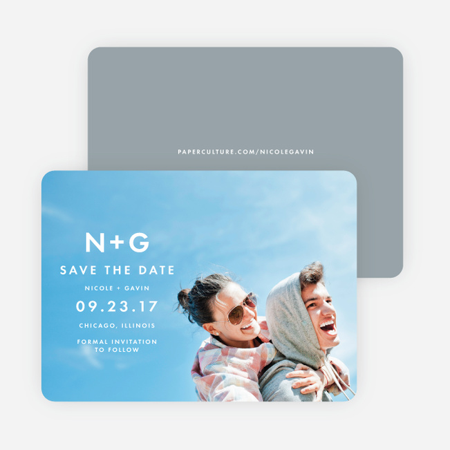 Today’s Modernist Save The Dates - Gray