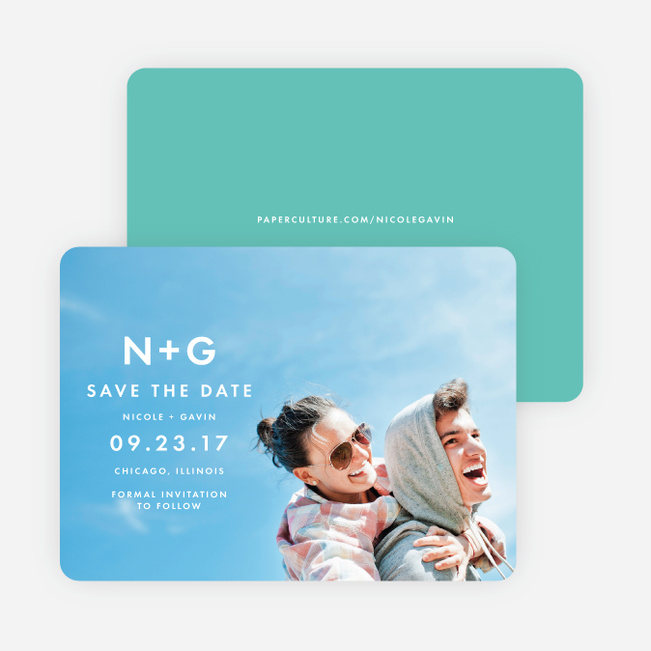 Today’s Modernist Save The Dates - Green