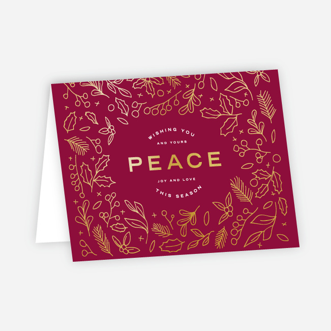 Foil Peace Accents - Red