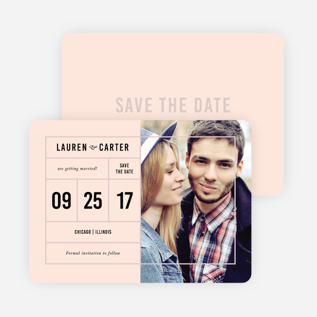 It’s a Date Save the Dates - Pink