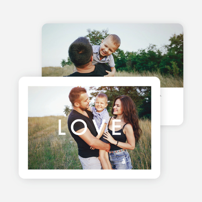 Bold Love Valentine’s Day Cards - Black