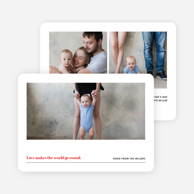 Making the World Go Round Valentine’s Day Cards - Red