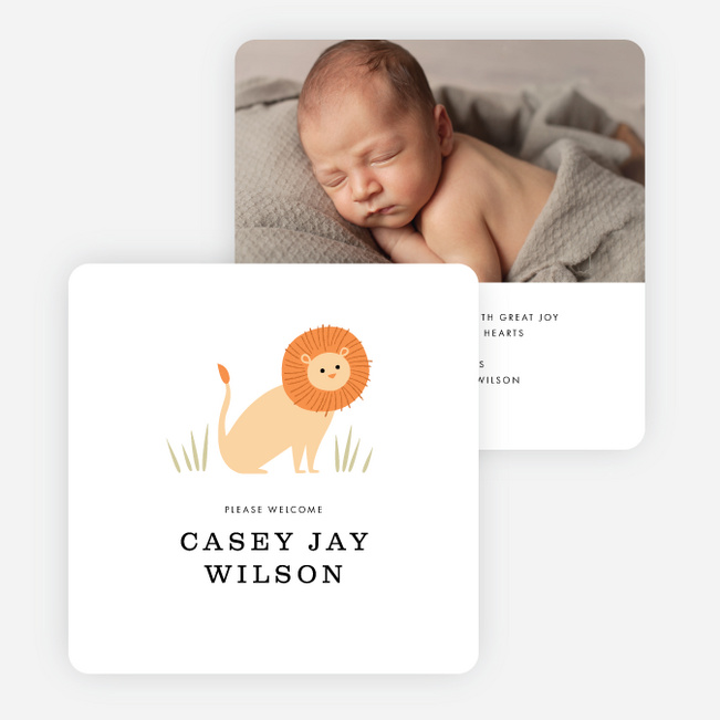 Gentle Lion - Orange