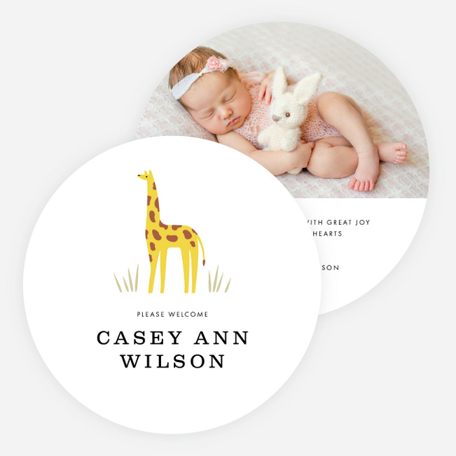 Gentle Giraffe - Yellow