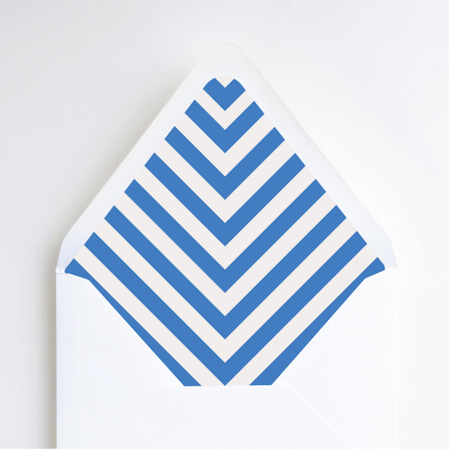 Fortune Favors the Bold Envelope Liners - Blue