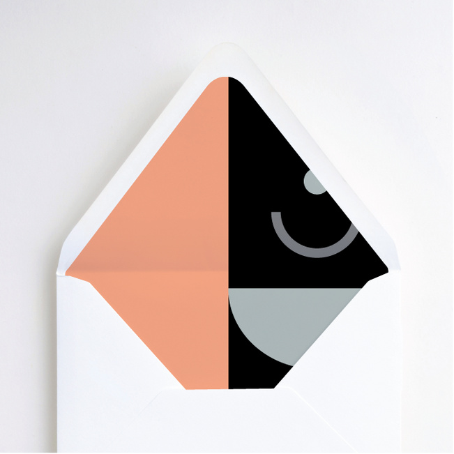 Shape Art Envelope Liners - Orange