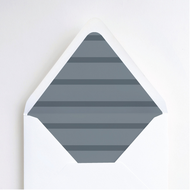Stripe It Envelope Liners - Gray
