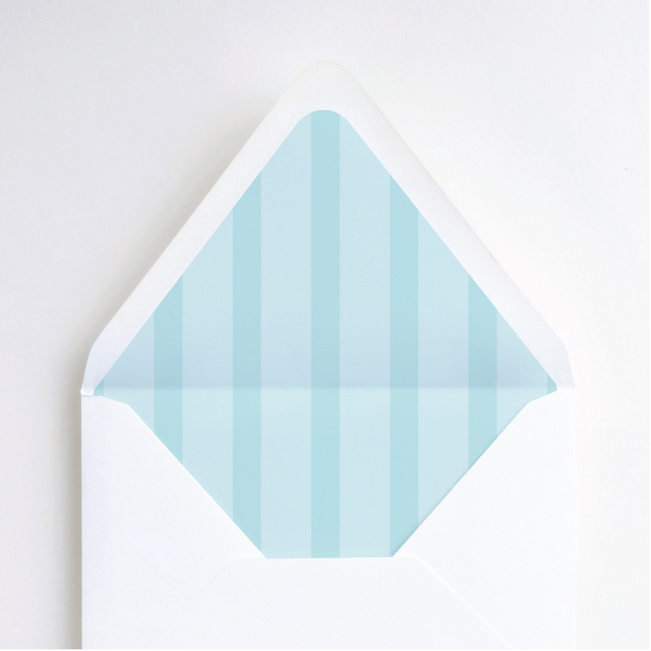 Wedding Bands Envelope Liners - Blue
