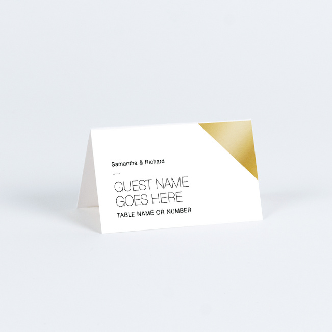 Wedding Corners Place Cards - White