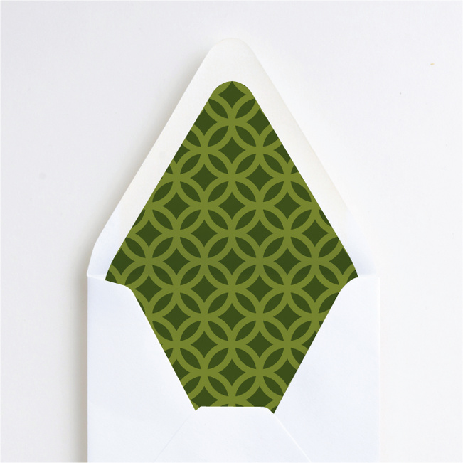 Ampersand Envelope Liners - Green