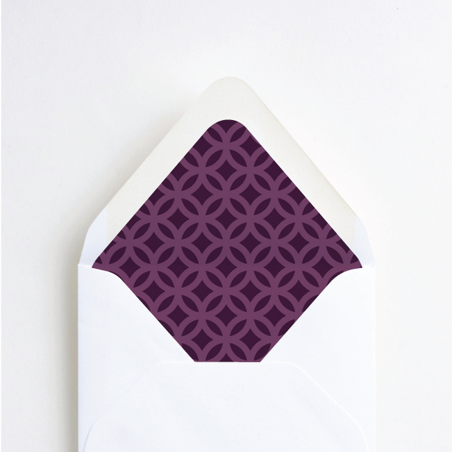 Ampersand Envelope Liners - Purple