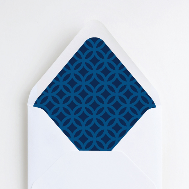 Ampersand Envelope Liners - Blue