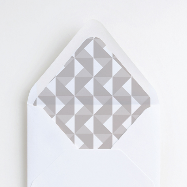 Bold Type Envelope Liners - Gray