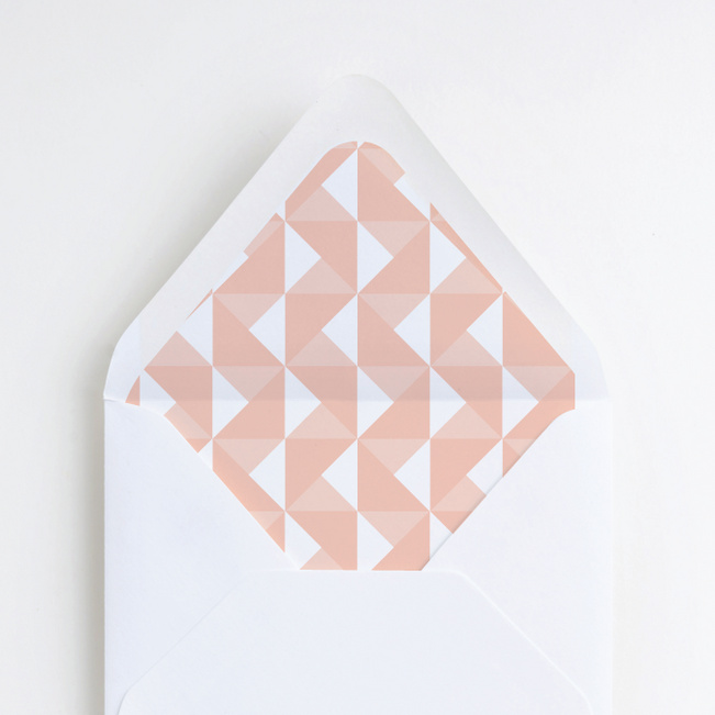 Bold Type Envelope Liners - Pink
